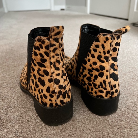 Steve Madden calf hair pointed toe ankle boots - Picture 4 of 5